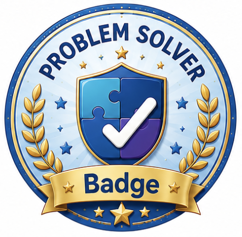 Problem Solver Badge